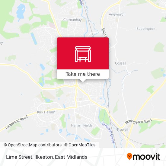 Lime Street, Ilkeston map