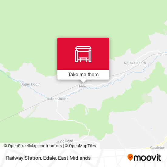 Railway Station, Edale map