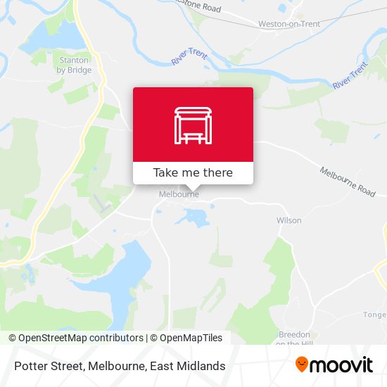 Potter Street, Melbourne map