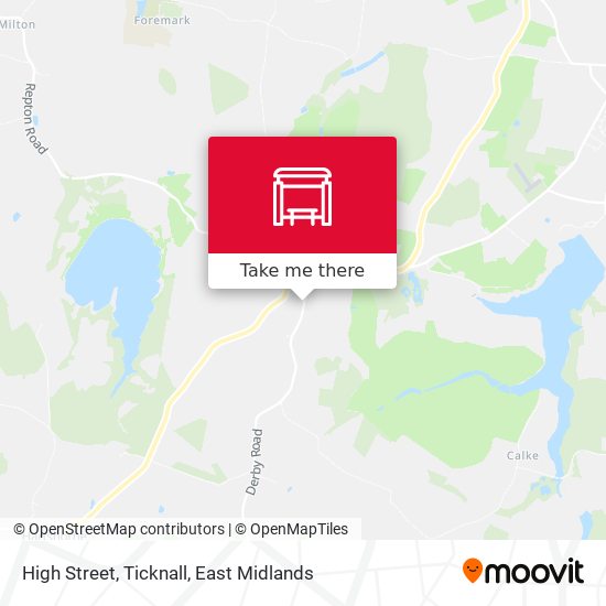 High Street, Ticknall map