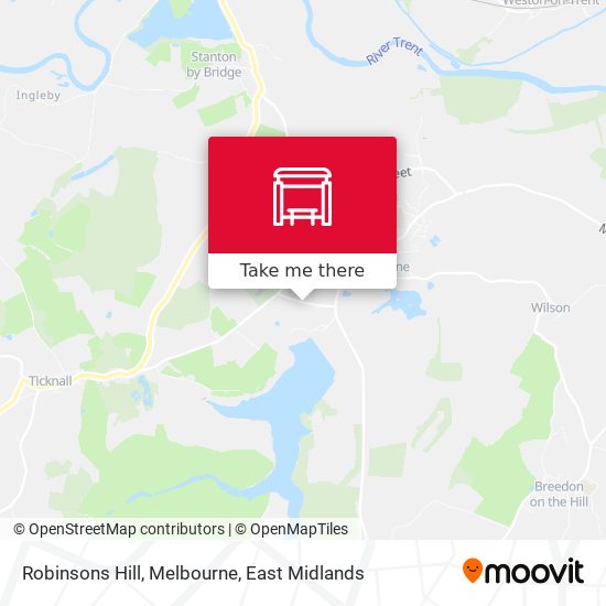 Robinsons Hill, Melbourne map