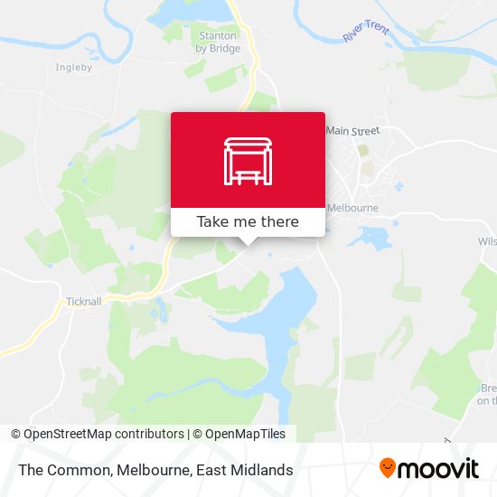 The Common, Melbourne map