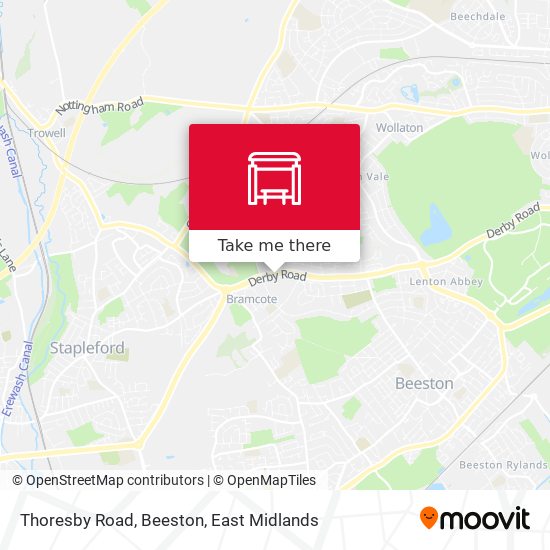 Thoresby Road, Beeston map