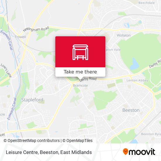 Leisure Centre, Beeston map