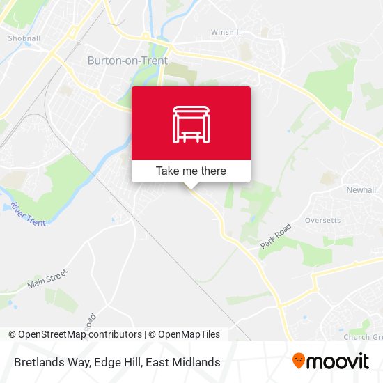 Bretlands Way, Edge Hill map