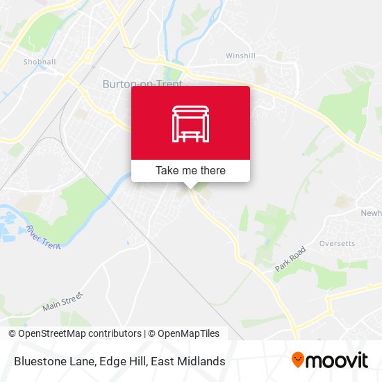 Bluestone Lane, Edge Hill map