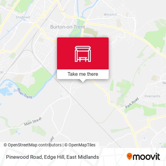 Pinewood Road, Edge Hill map