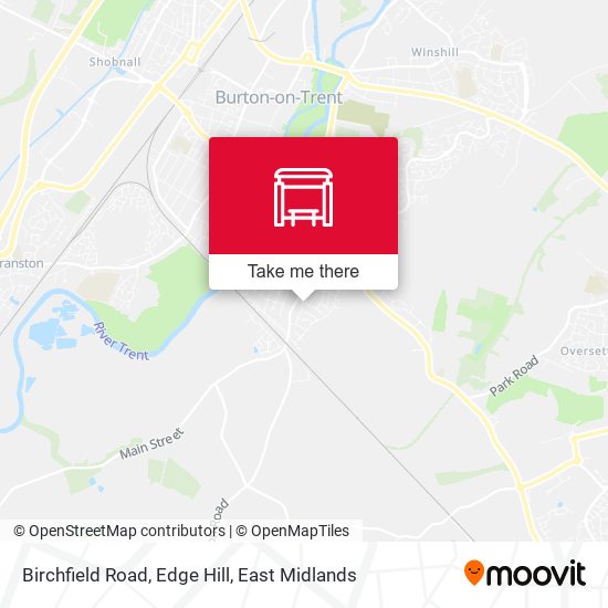 Birchfield Road, Edge Hill map