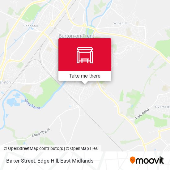 Baker Street, Edge Hill map