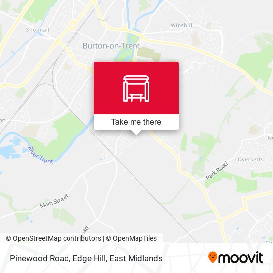Pinewood Road, Edge Hill map