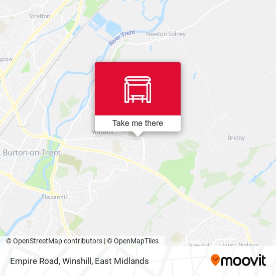 Empire Road, Winshill map