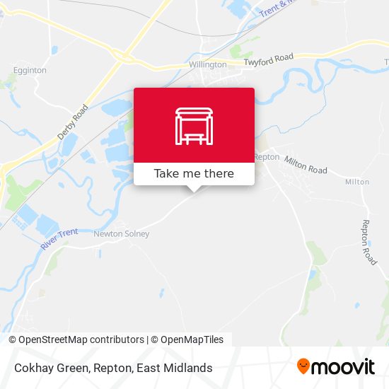 Cokhay Green, Repton map