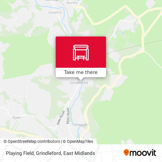 Playing Field, Grindleford map