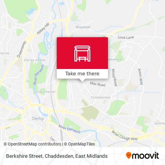 Berkshire Street, Chaddesden map