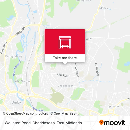 Wollaton Road, Chaddesden map
