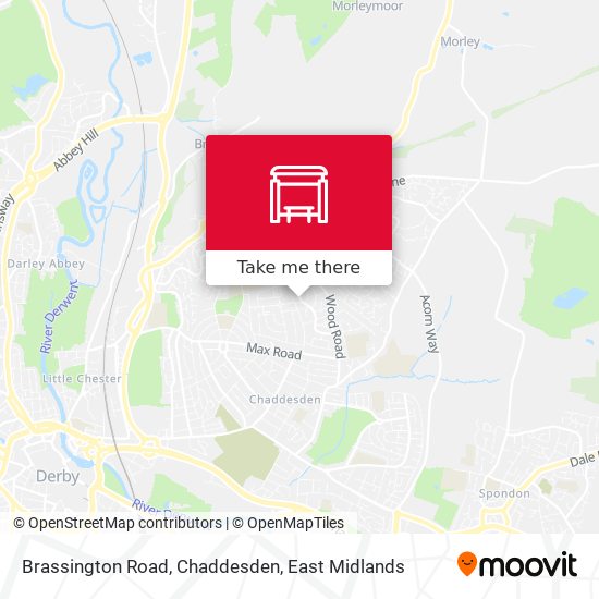 Brassington Road, Chaddesden map