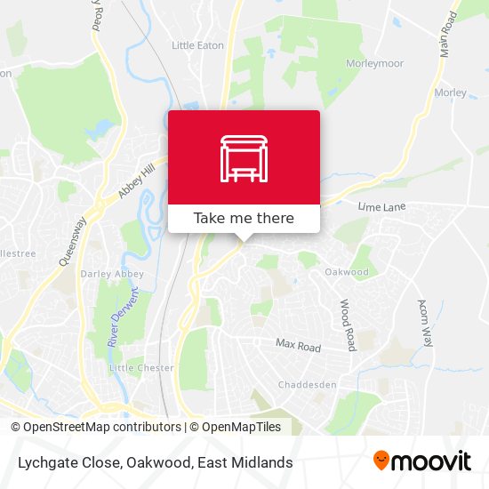 Lychgate Close, Oakwood map