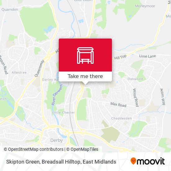 Skipton Green, Breadsall Hilltop map