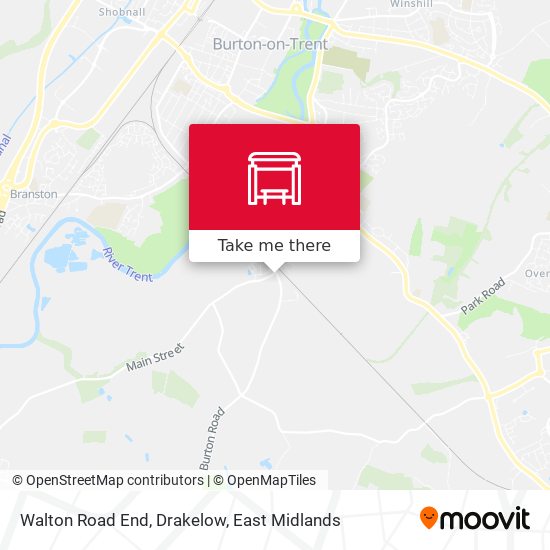 Walton Road End, Drakelow map