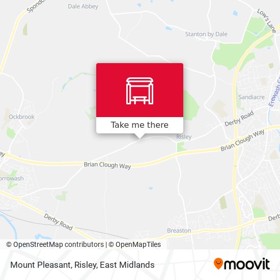 Mount Pleasant, Risley map