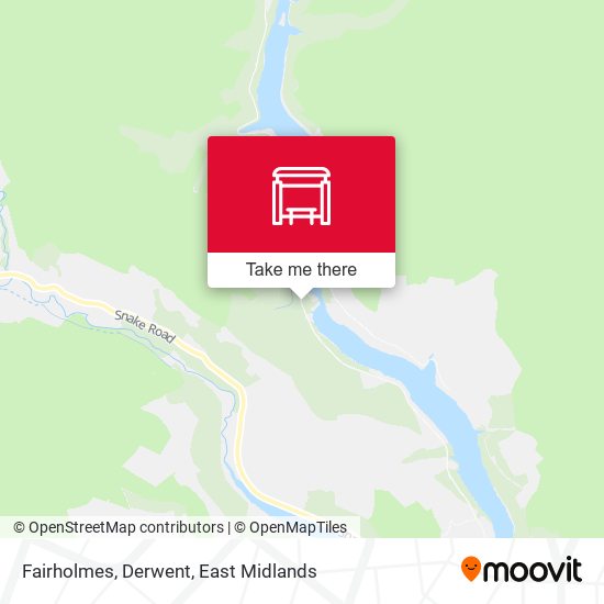 Fairholmes, Derwent map