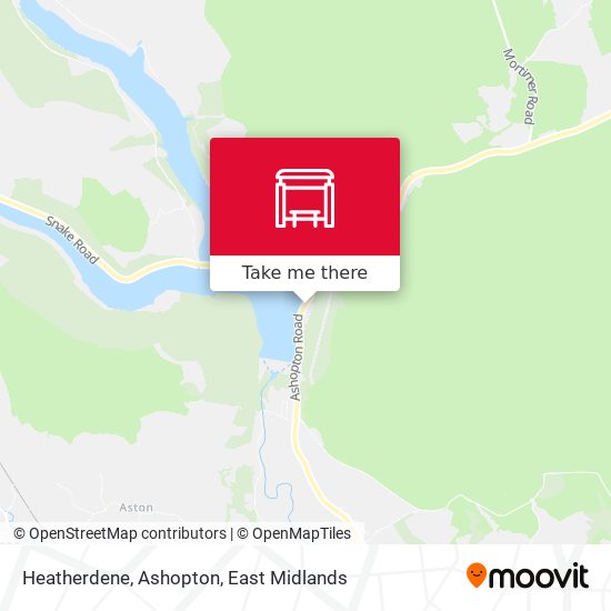 Heatherdene, Ashopton map