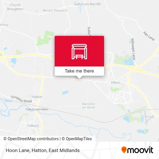Hoon Lane, Hatton map