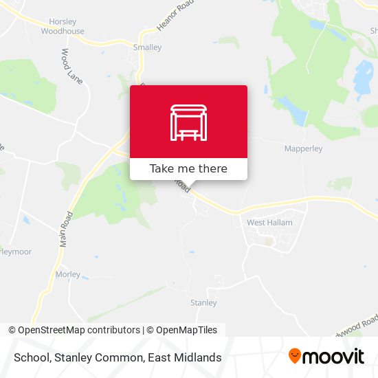 School, Stanley Common map
