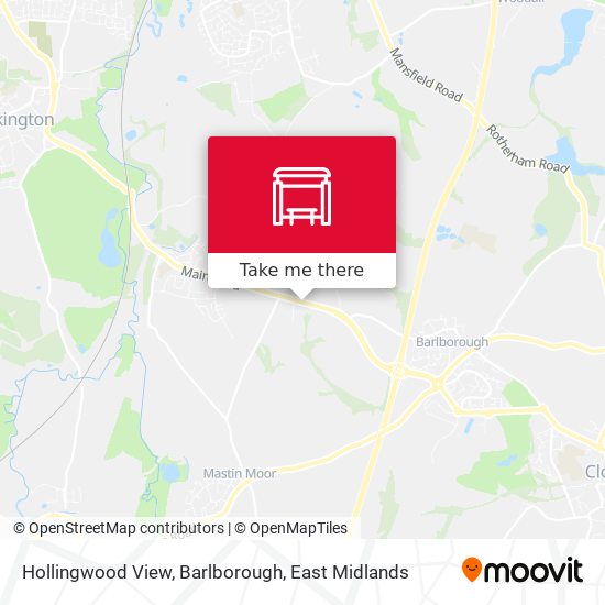 Hollingwood View, Barlborough map