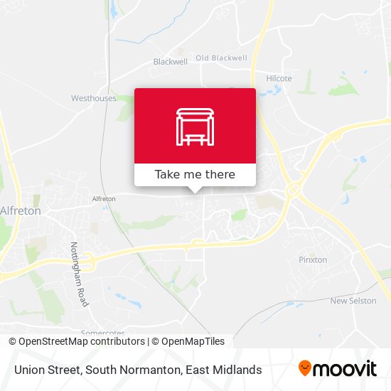 Union Street, South Normanton map