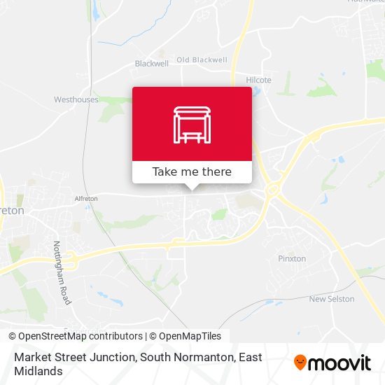 Market Street Junction, South Normanton map