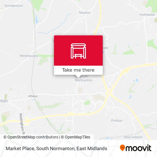 Market Place, South Normanton map