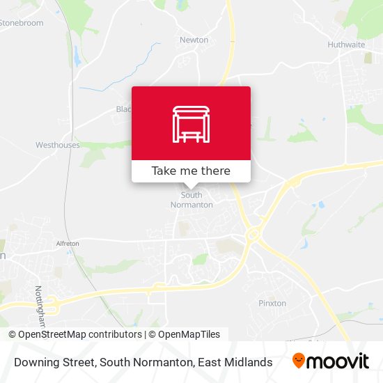 Downing Street, South Normanton map