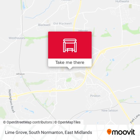 Lime Grove, South Normanton map