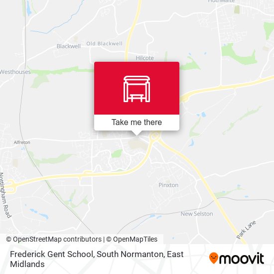 Frederick Gent School, South Normanton map