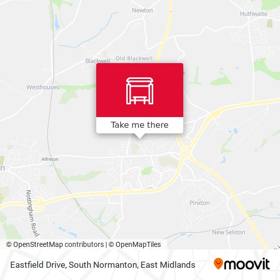 Eastfield Drive, South Normanton map