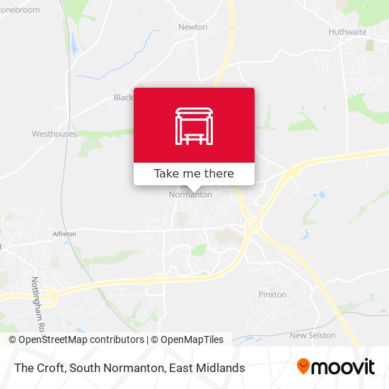 The Croft, South Normanton map