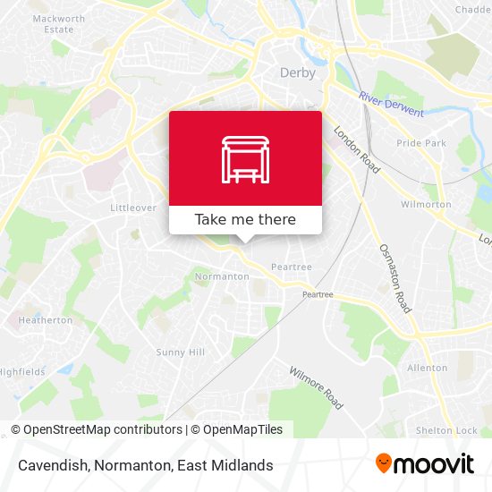 Cavendish, Normanton map