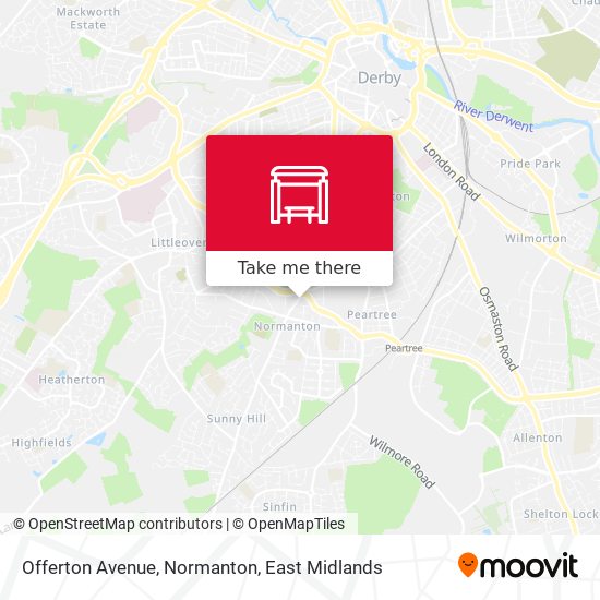 Offerton Avenue, Normanton map