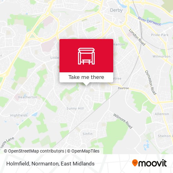Holmfield, Normanton map