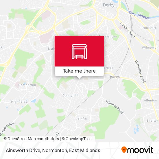 Ainsworth Drive, Normanton map
