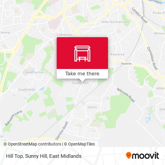 Hill Top, Sunny Hill map