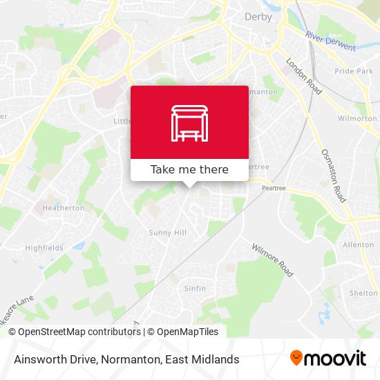 Ainsworth Drive, Normanton map