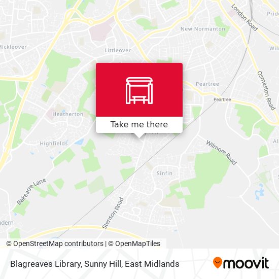 Blagreaves Library, Sunny Hill map