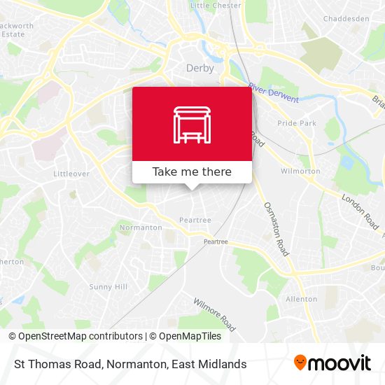 St Thomas Road, Normanton map