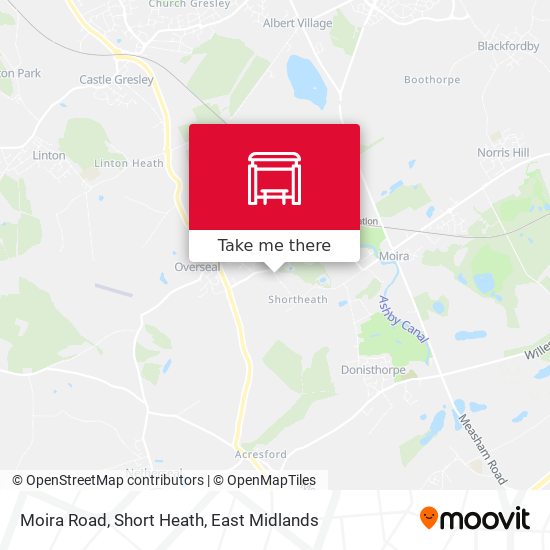 Moira Road, Short Heath map