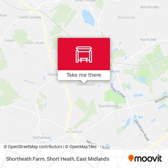 Shortheath Farm, Short Heath map