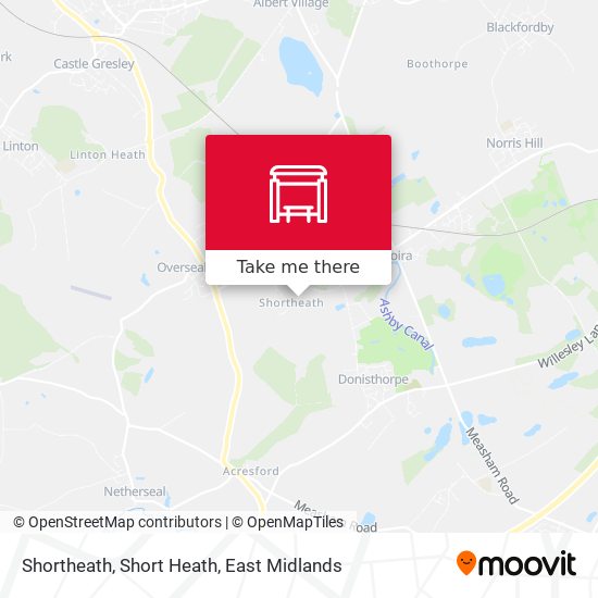 Shortheath, Short Heath map