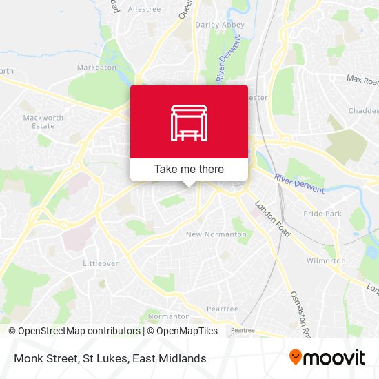 Monk Street, St Lukes map