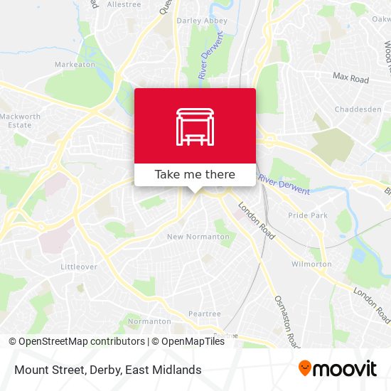 Mount Street, Derby map